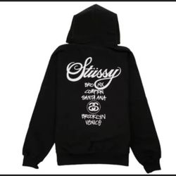 Stussy World Tour Hoodie - MEDIUM MEN