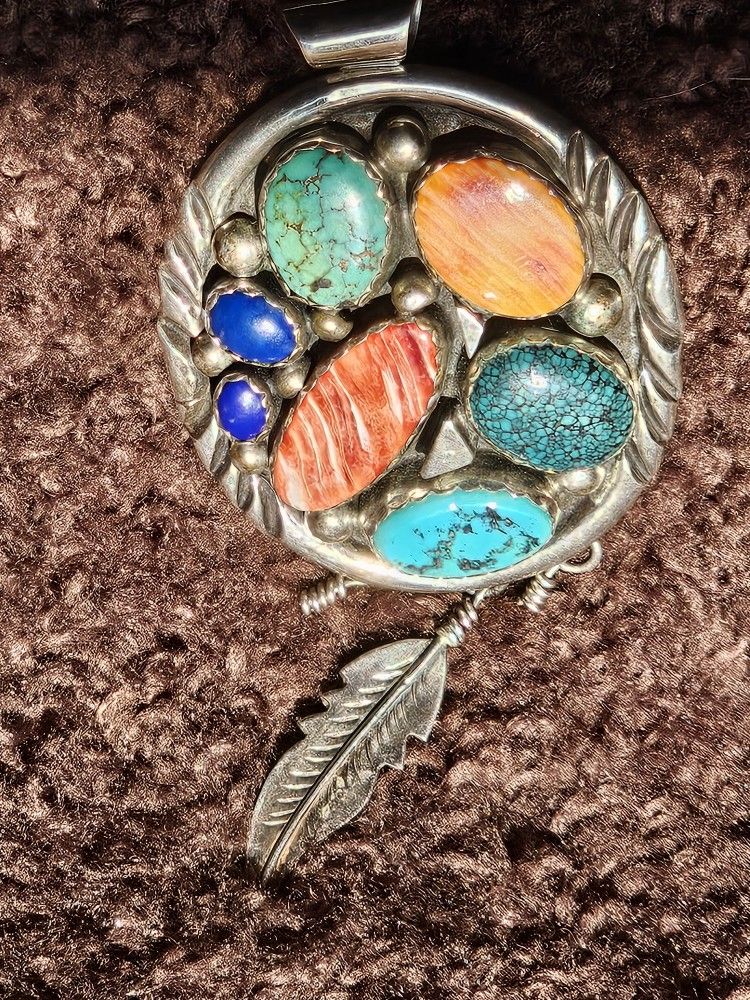 Vintage Handmade Navajo Pendant