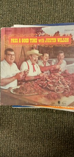 Pass a good time with Justin Wilson vinyl record