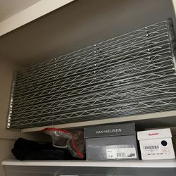 3 Hyper Tough 5 Shelf Metal Racks 