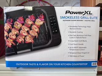 PowerXL Smokeless Grill Elite Electric Grill *unopened