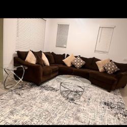 Brown Large Sectional 
