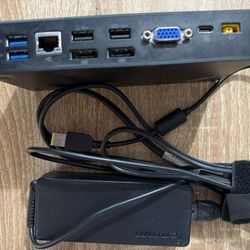 Lenovo ThinkPad Docking Station with Power Adapter
