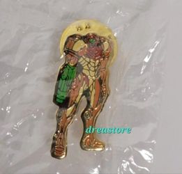 Metroid Prime Limited Edition Enamel Pin E3 2002 UV Reactive 1in. Lapel Pin ***See Description***
