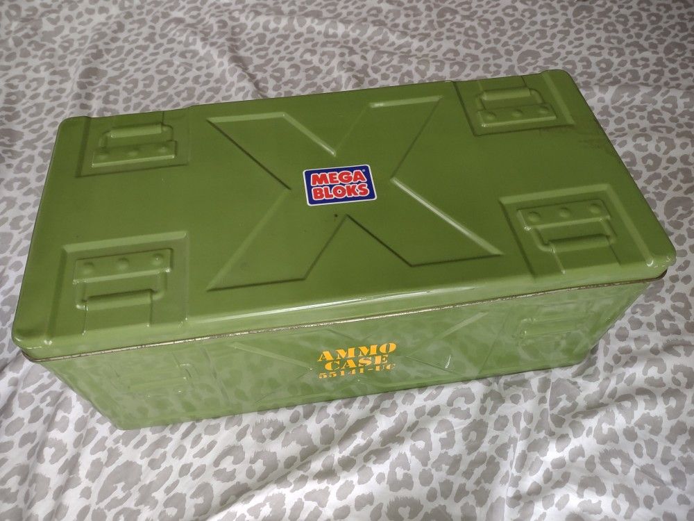 Mega Bloks Vintage Metal Ammo Case