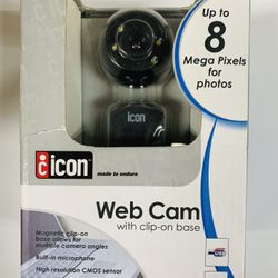 C icon made to endure Web Cam with clip-on base