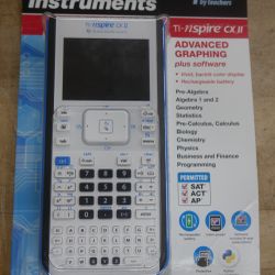 NEW✅ TI-nSpire CXii ADVANCED GRAPHING CALCULATOR with PROTECTIVE CASE ✅ WHITE.  