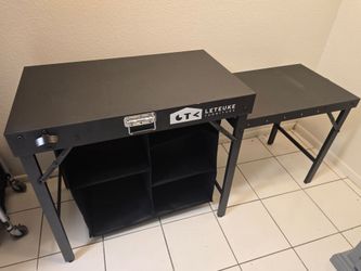 folding grill table