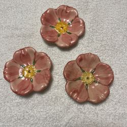 Franciscan Desert Rose Pattern Ashtrays