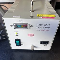 Nissyo Step Down Transformer 1500W (Japan to US Converter) – $80