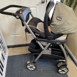 Chicco Carseat, Stroller Combo