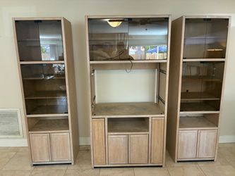 3-Piece Wall Unit Entertainment Center