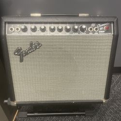 Amp Stand & Fender Amplifier 