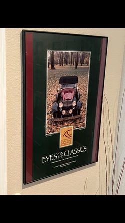 Framed Contemporary “Eyes On The Classics” Edsel & Eleanor Ford House Print