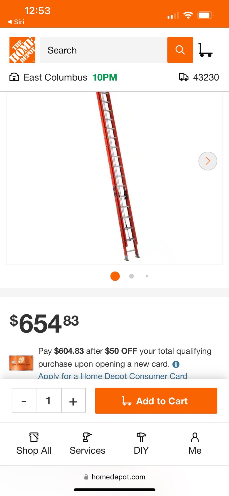 Ladder 40 foot Louisville