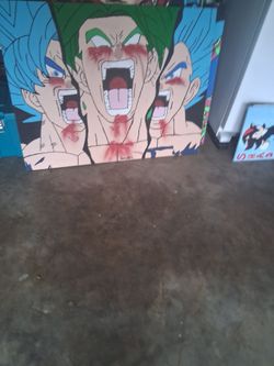 Dragon Ball Z Original Anime Canvas Painting