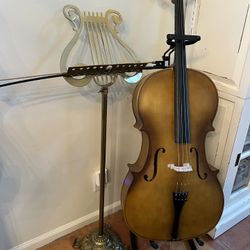 Cello, full size 4/4 with bow & case