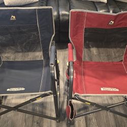 Two GCI Rocking Chairs Camping/portable 250lb Capacity 