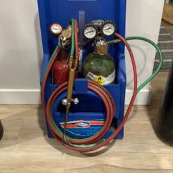 Uniweld Torch Set Full Tank For Blazing