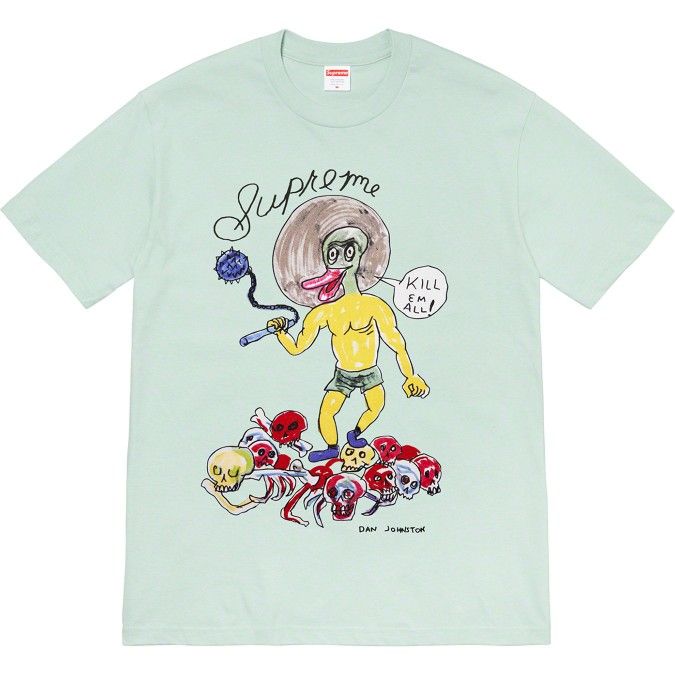 Supreme x Daniel Johnston "Kill Em All" Tee SS20 Size XL DSWT