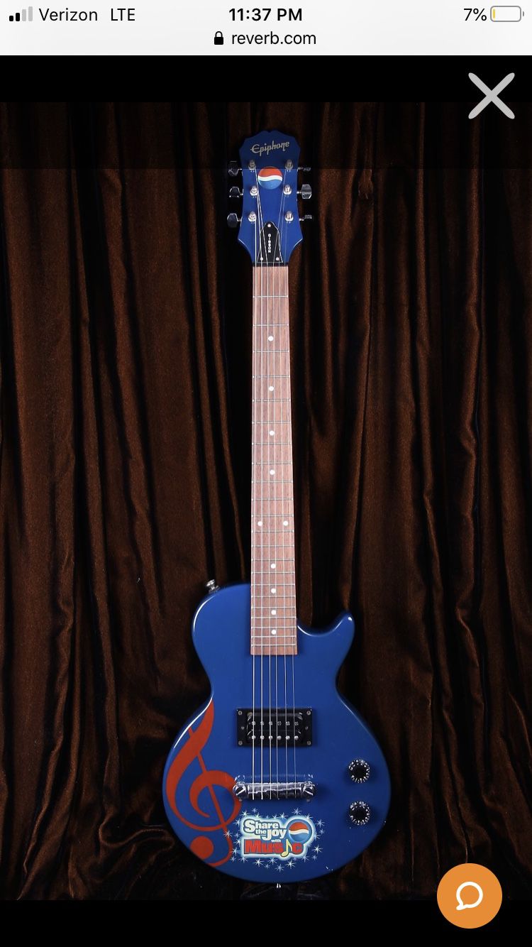 2000 Pepsi promotion electric guitar
