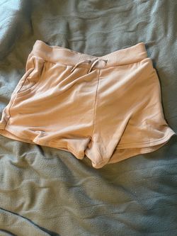 Tan Drawstring Casual Shorts