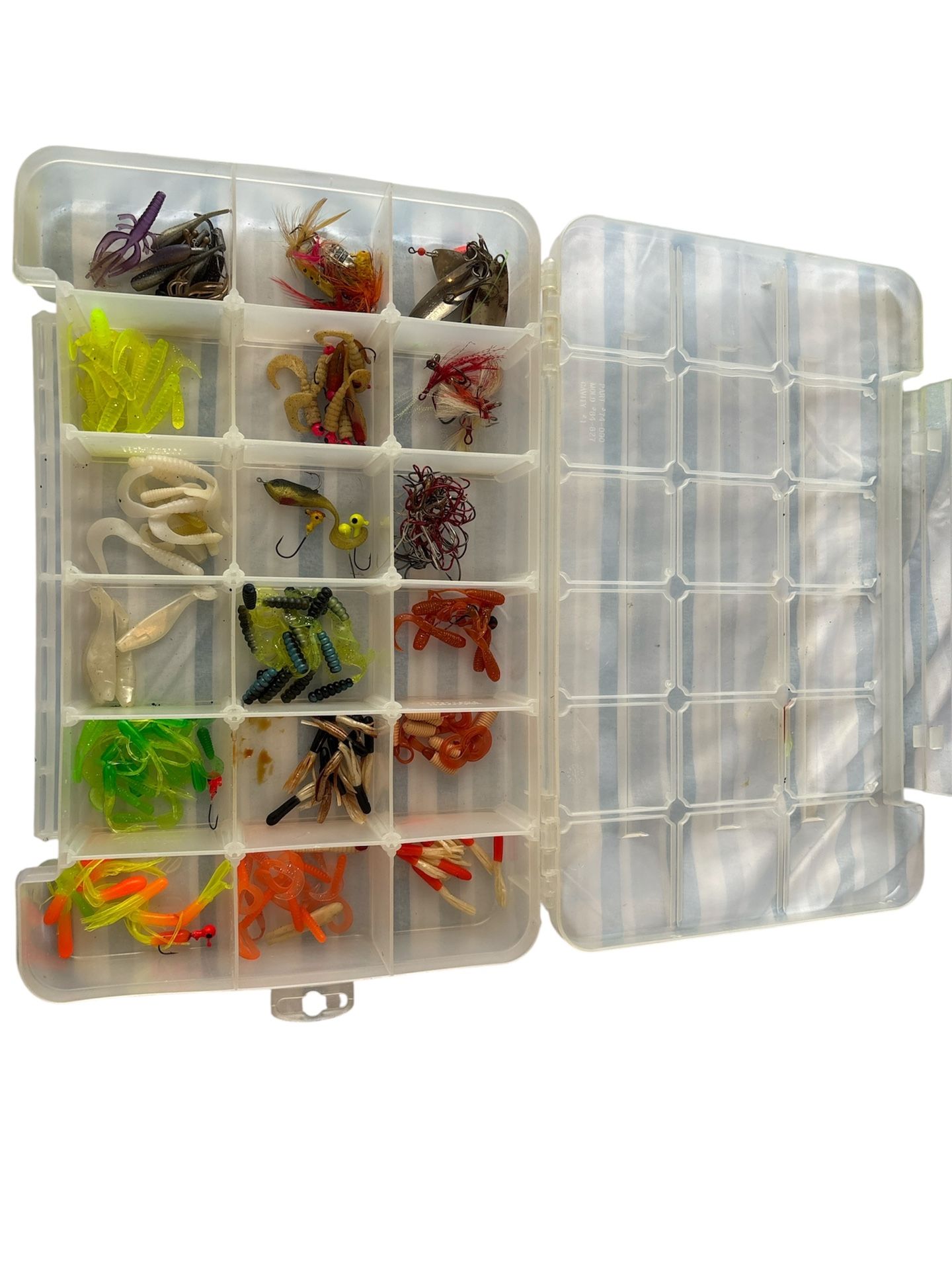 Assorted box of fishing lures