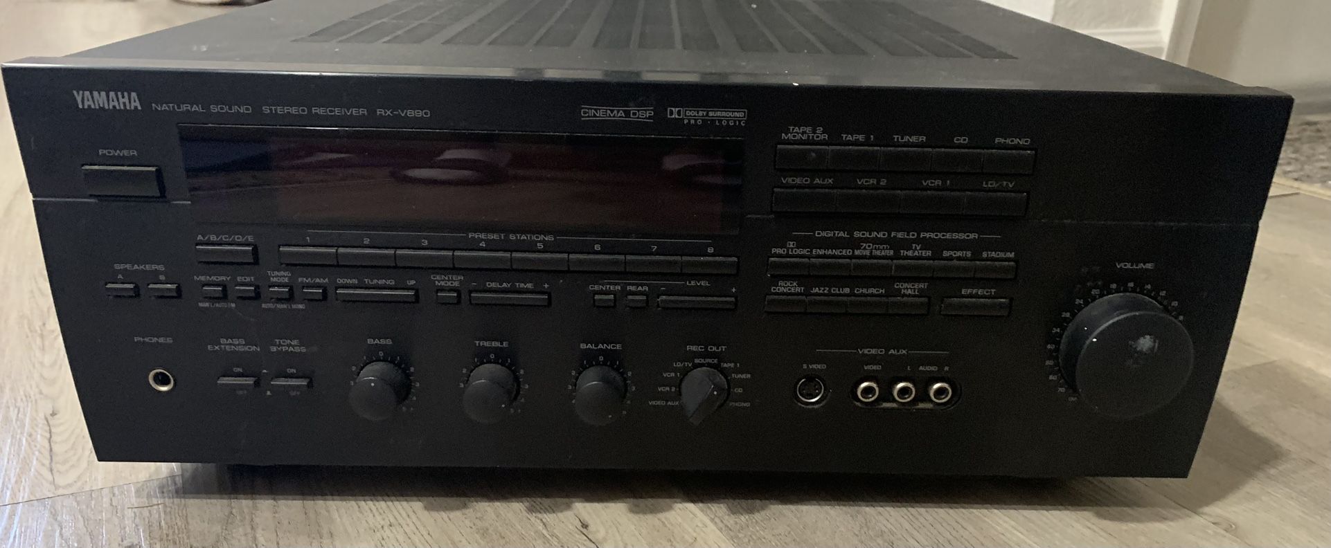 Yamaha RX- V890 Natural Sound Stereo Receiver