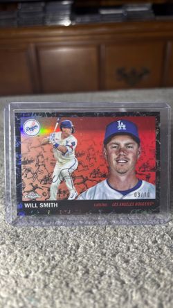 2026 Topps Chrome Platinum Will Smith Black refractor numbered to only 10