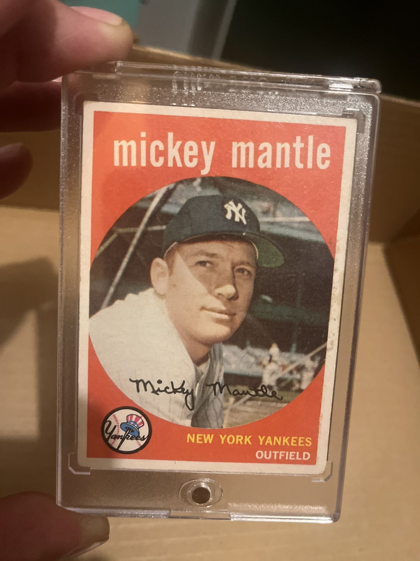 Baseball Card Mickey Mantle 