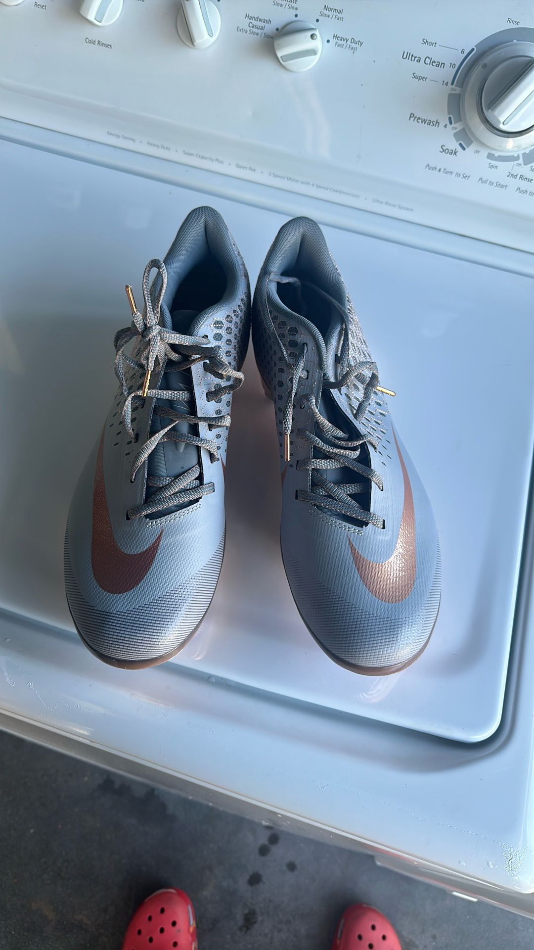 Nike Baseball Clear Vapor Metal Studes On Bottom