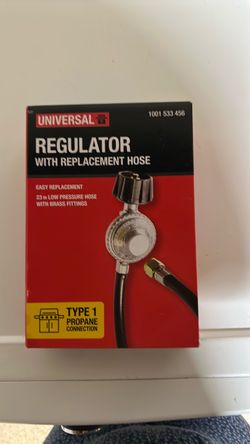 Propane connection regulator with replacement