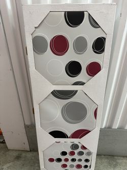 Three Set Wall Canvas Art Dimensions 12 X12