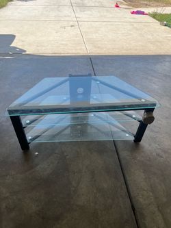 3-Tier Glass TV Stand