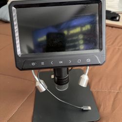 Coin microscope w/light