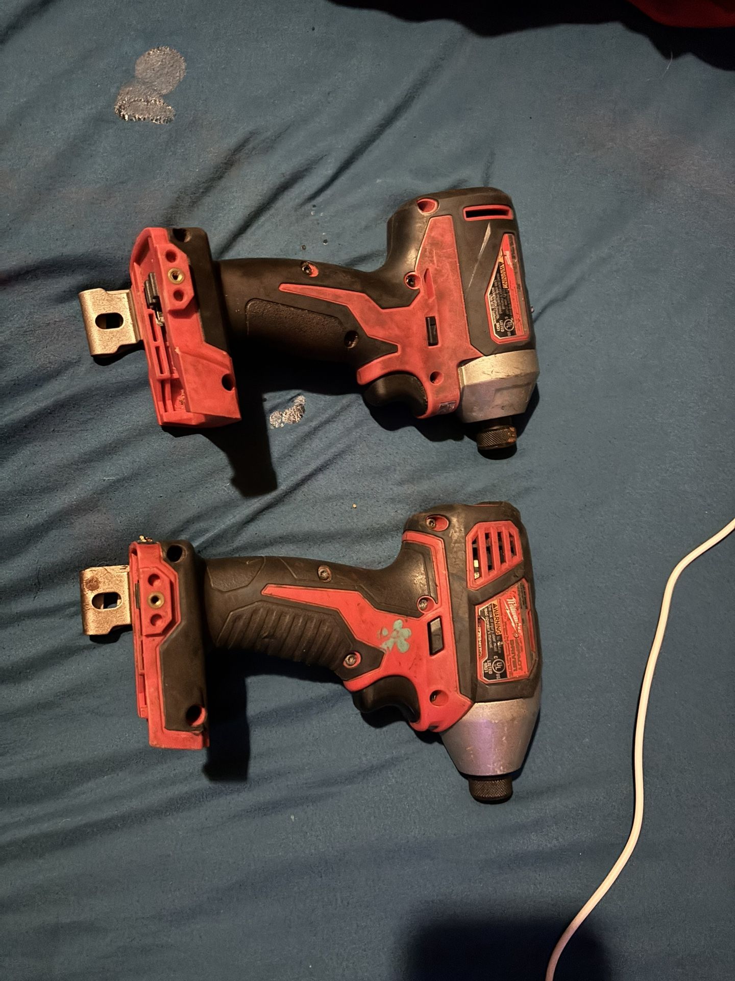 2 Milwaukee Impact Drill 120 For Both Or $50 Each