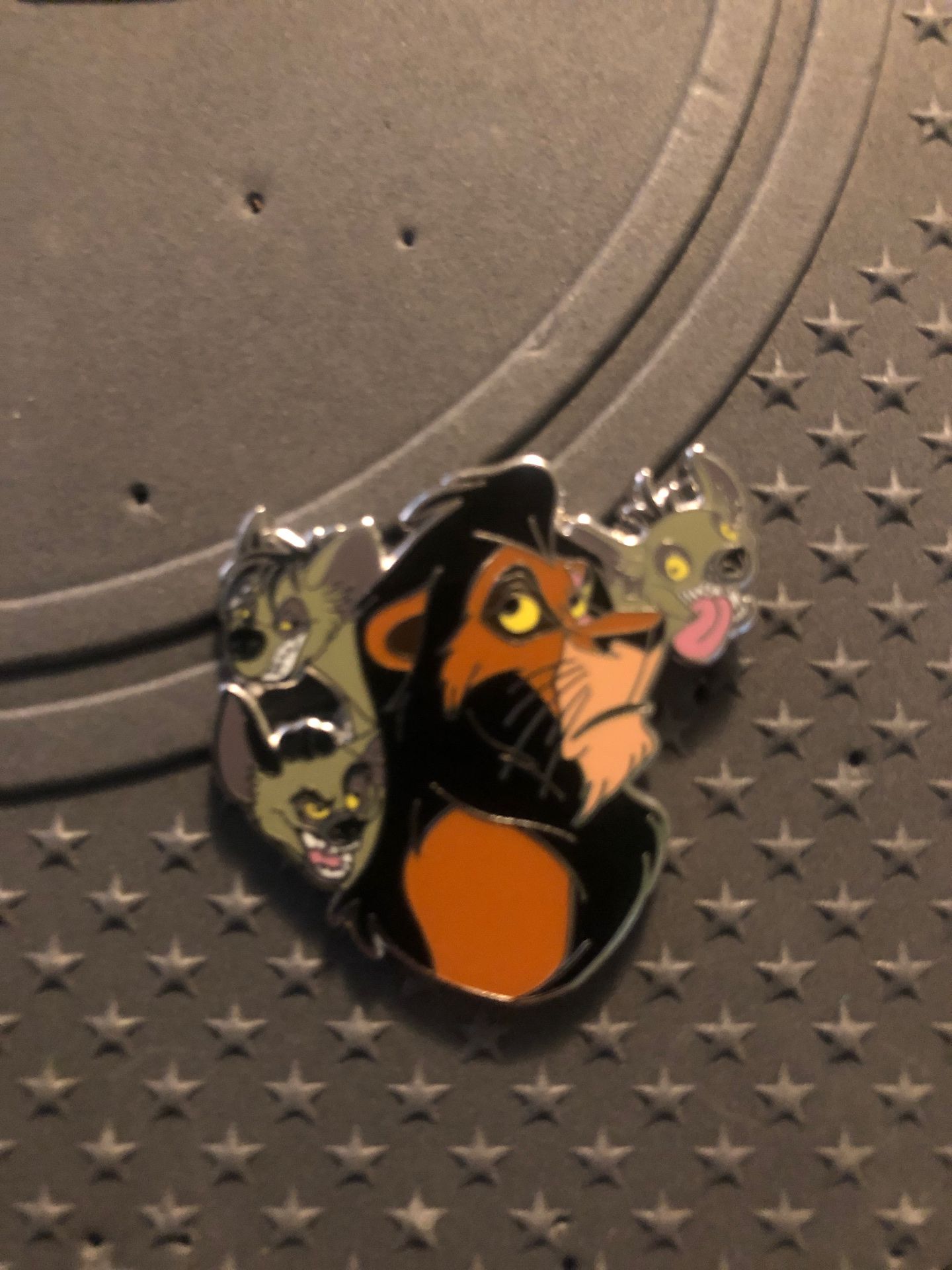 Lion king scar and hyena Disney pin