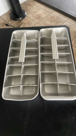VINTAGE ICE CUBES  2 TRAYS 