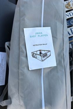 Jinxia Baby Playpen with Carry Bag