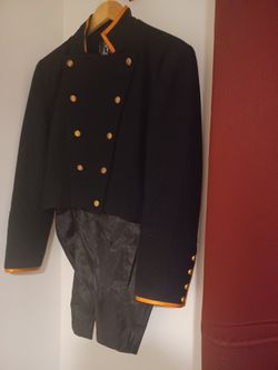 Military Style Dress Tail Coat