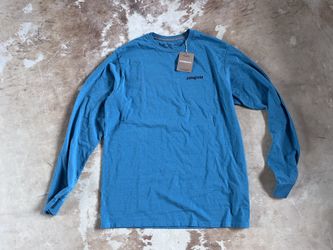 Patagonia Shirt Graphic Print Long Sleeve Crew Neck Recycled