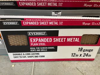 Expanded sheet metal