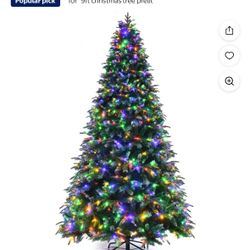 9’ Prelit Christmas Tree