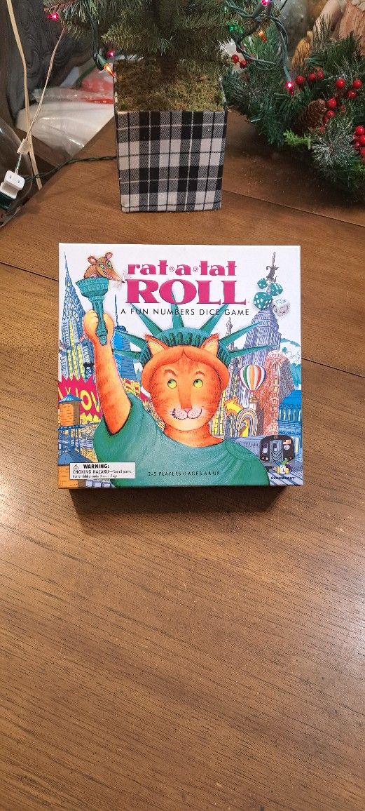 "NEW " Rat A Tat Roll A Fun Numbers Dice Game Helps Kids Learn Memory Skills 2-5 Players Ages 6+