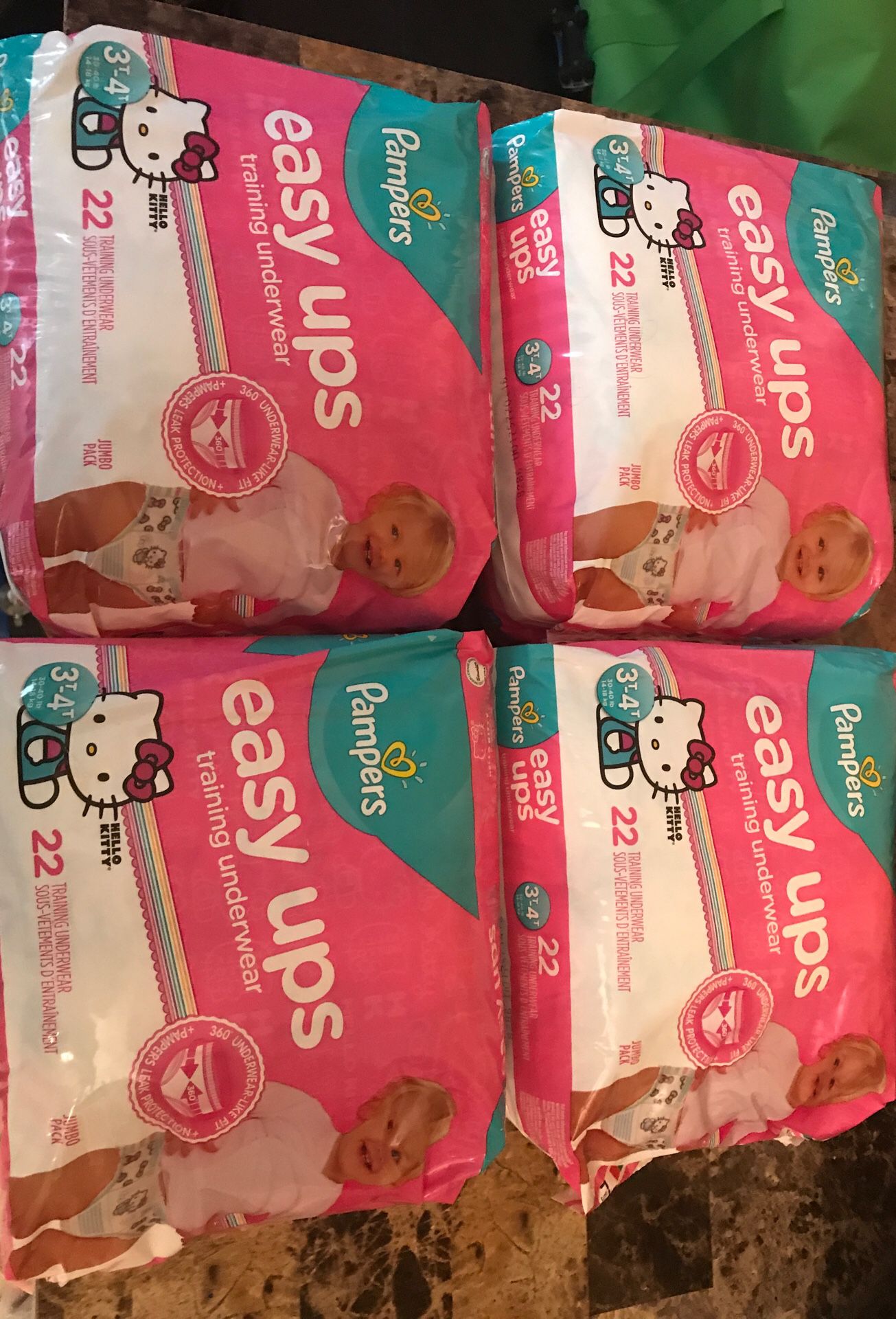 Pampers easy up size 3-4. $6 each