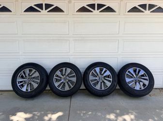 Nissan Pathfinder / Infiniti QX60 18” OEM Wheels + Tires Set of 4