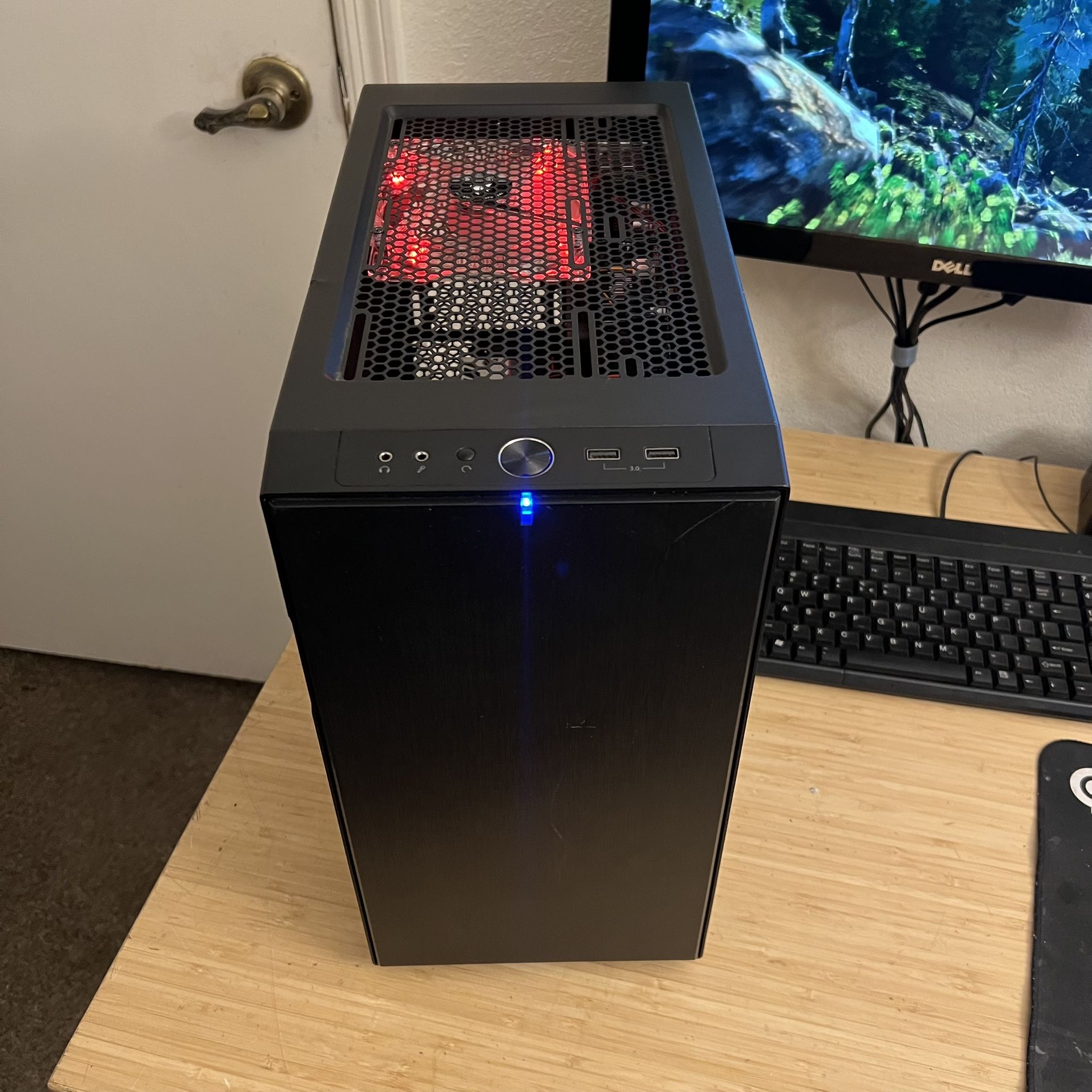 FAST Custom Built Gaming PC / Intel Core i5 9400 CPU / 16GB RAM / Radeon RX 580 8GB GPU / 250GB NVMe SSD + 1TB HDD / Windows 11 Pro