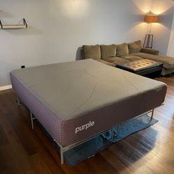 Purple Restore Plus King Mattress - LIKE NEW 