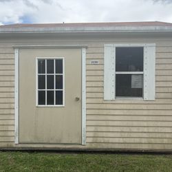 Smith built 10 X 12 EAVE Building 