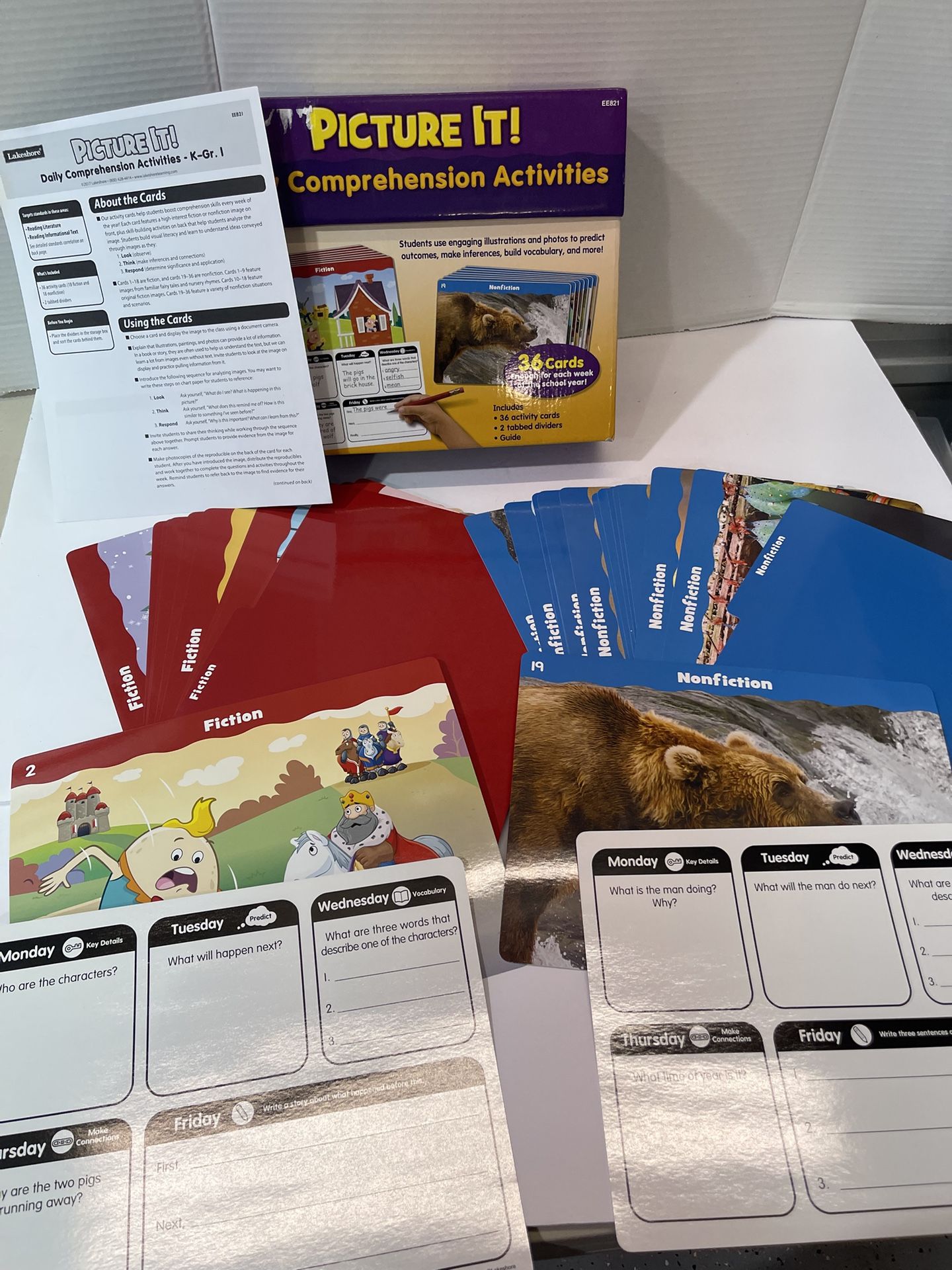 Picture It! Daily Comprehension Activities - K-Gr. 1
